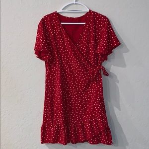 Mini wrap dress